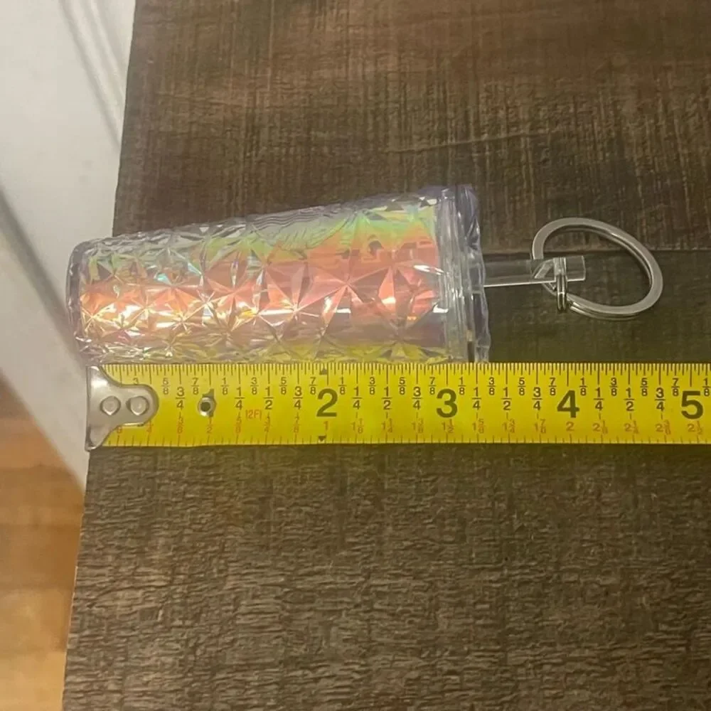 Starbucks Holiday 2023 Diamond Iridescent Cold Cup Keychain Collectible